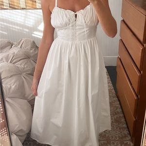 COPY - Sophie Rue poplin midi dress size small.